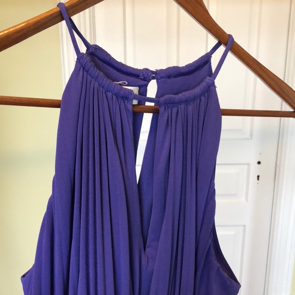 Purple high to low dress - Picture 3 of 5